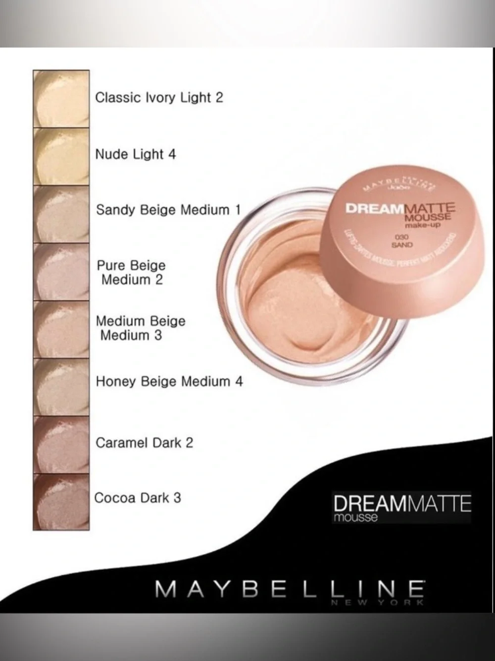 Maybelline Dream Matte Mousse Foundation - Creamy Natural (Light 5)